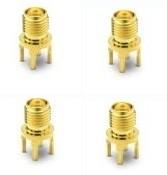 str bulkhead 4 legs sma female connectors rf coaxial