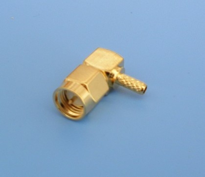 SMA m R/A crimp for RG 316 cable connector
