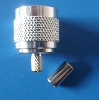 N m st. crimp for RG58 connector