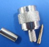 TNC m for RG58 RF crimp connector